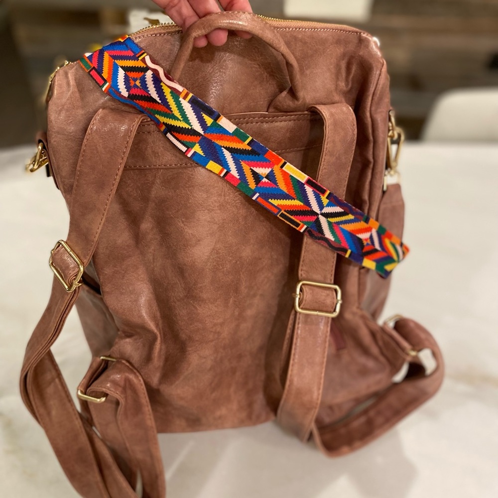 Backpack Blush Faux Leather NWOT